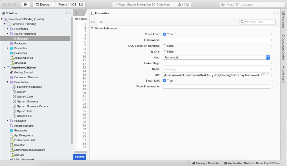Creating Xamarin iOS Binding For Razorpay Payment Gateway